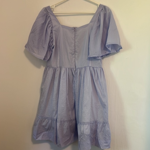 Square Neck Ruffle Dress - Picture 3 of 5